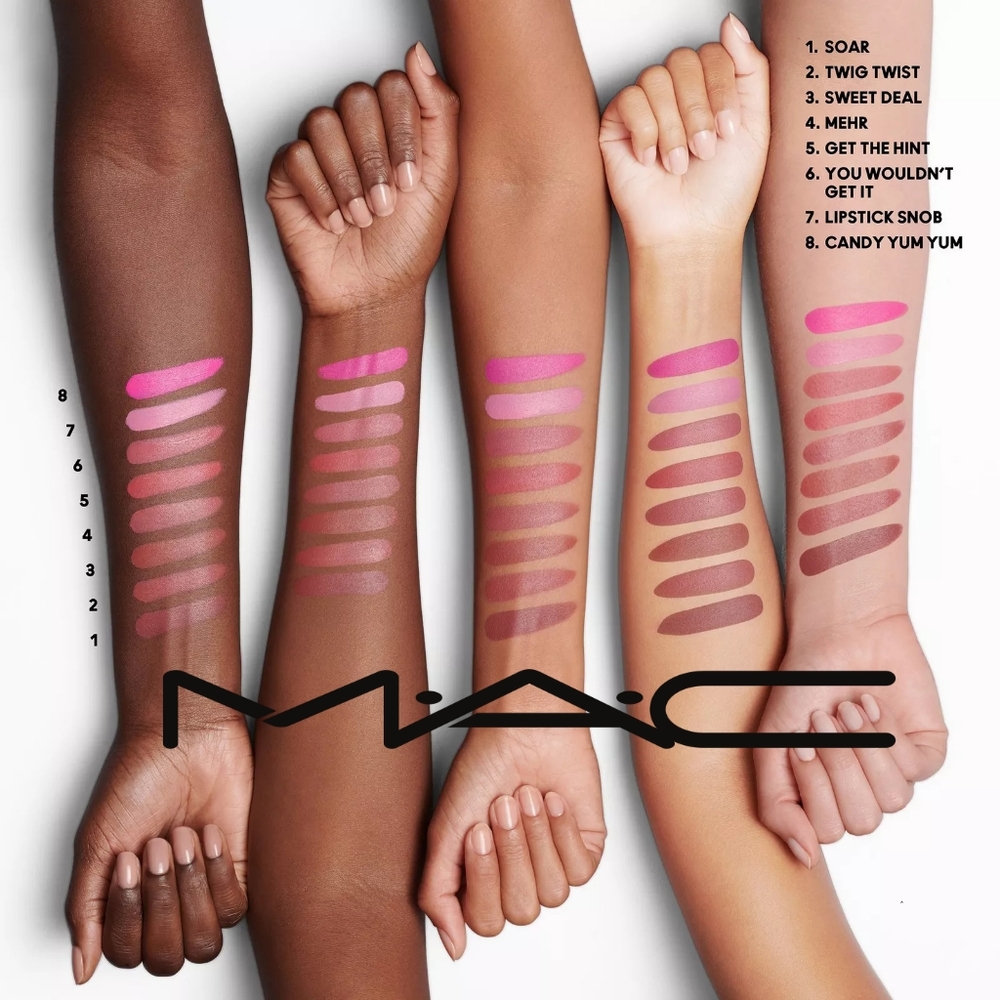 MAC - Candy Yum Yum - M·A·Cximal Silky Matte Lipstick - Dopamine - Picture 4 of 4